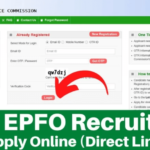 Apply for UPSC EPFO Online